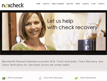 Tablet Screenshot of nexcheck.com